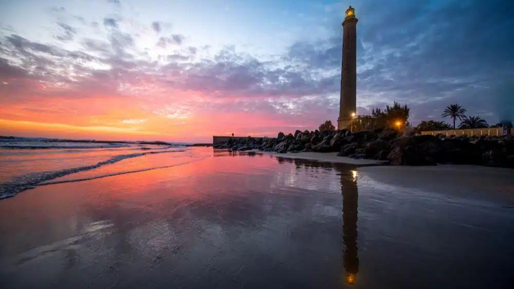 Leuchtturm in Maspalomas Stadt